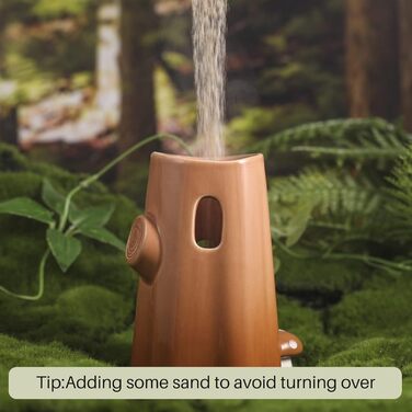 Поїлка для хом'яків Bucatstate зі стійкою, 120 мл, не протікає, аксесуар для гризунів (коричнева)