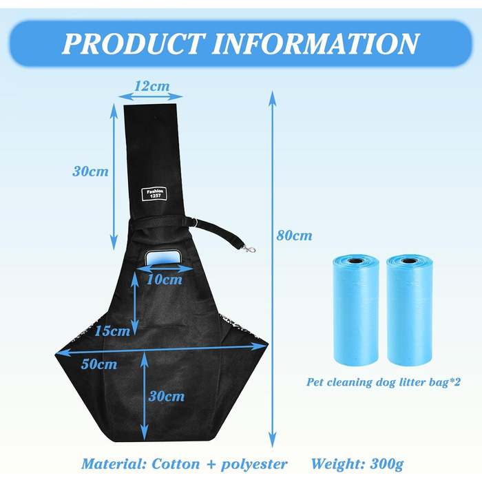 Сумка-переноска для собак та котів до 15 кг, з регульованим плечовим ременем, для прогулянок та активностей