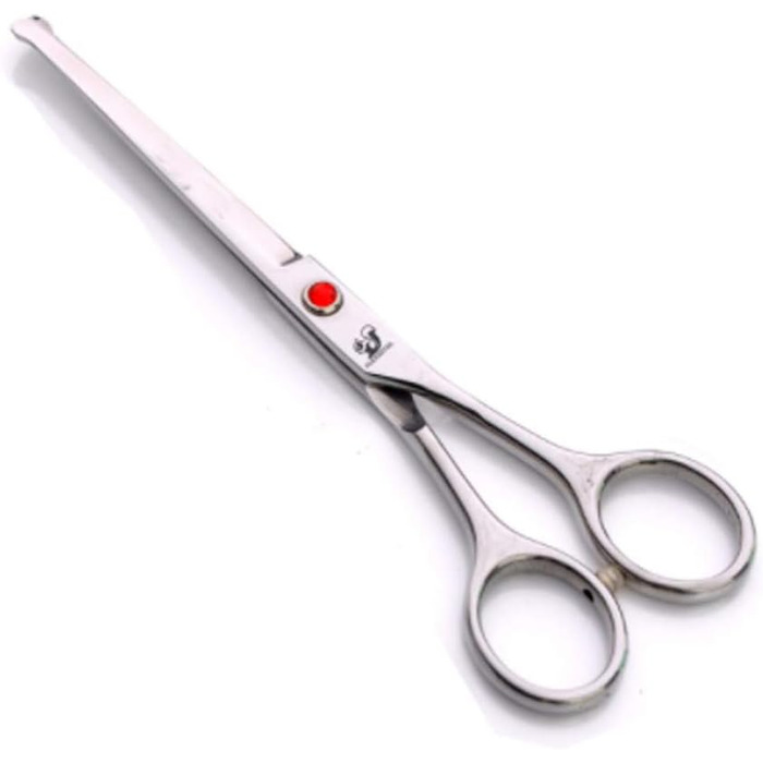 Ножиці для грумінгу собак 6.5 дюймів з безпечними закругленими кінцями, нержавіюча сталь, для професійного грумінгу та домашнього використання, підходять для собак, котів та кроликів