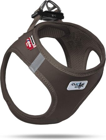 Шарнірний жилет-шолом Softshell (3XS, Коричневий)