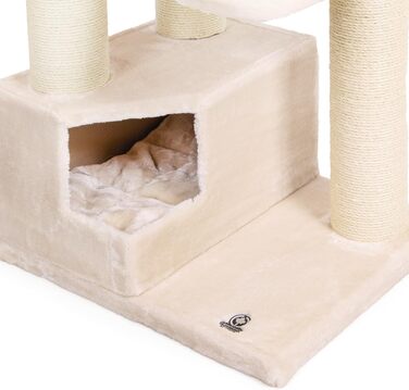 Котячий дряпач CanadianCat Vancouver, сизалеві стовпи 15 см, антрацит, 65x55x140 см
