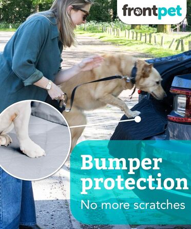 Захисний коврик у багажник для собак FrontPet, універсальний, великий (35'L x 40'W), сірий