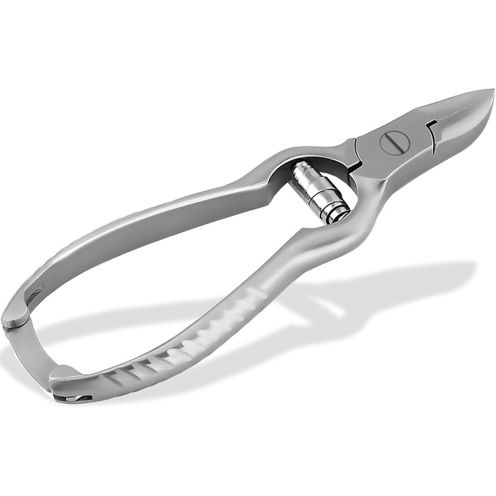 Професійний триммер для кігтів собак та котів Kraftvolle Krallenschneider з нержавіючої сталі, 14 см, з амортизуючою пружиною та блокуванням