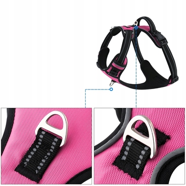 Шлейка для собак з переднім кріпленням HUGGY DOGGY, розмір M