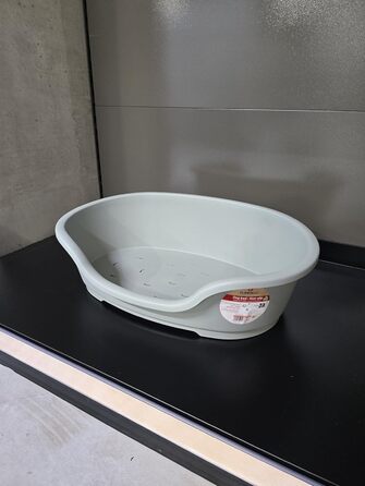 Крізьо для собак Flamingo Tuck – Овальне, зелене | Розмір M (70 × 47 × 22 см) | Практичне, стильне та легко миється! 70x47x22cm