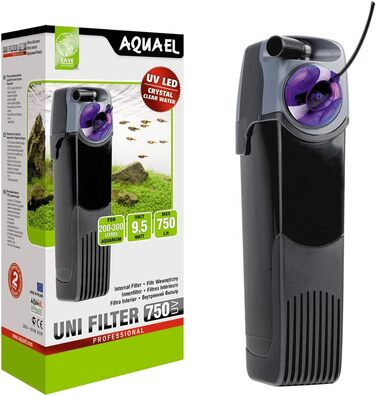Внутрішній акваріумний фільтр Aquael UNIFILTER 750 UV, для очищення води з ультрафіолетом