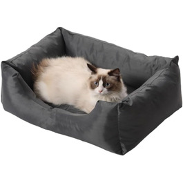 Водонепроникне лежанка для собак M&Catree, прямокутна, м'яка, сірого кольору, розмір 60x80x24 см