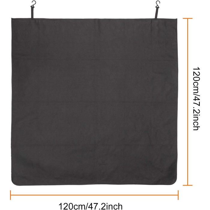 Захист вантажного простору CICMOD для собак: антиковзаюча підстилка в багажник авто (чорний)