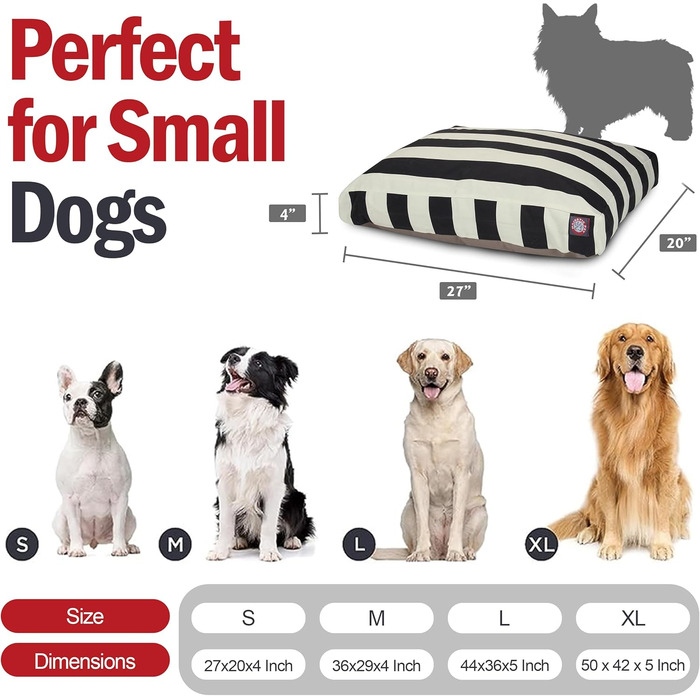 Велике лежак для собак Majestic Pet прямокутний, XL, 127x107 см, салатовий, знімний, зручний, неслизький, для собак