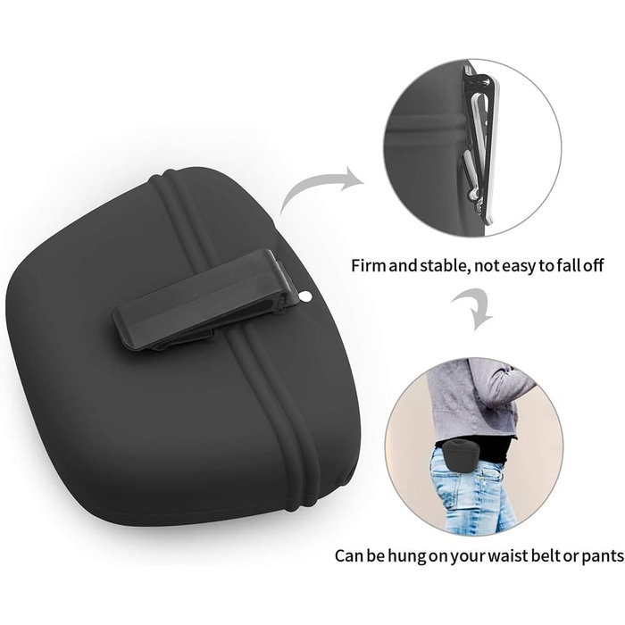 Сумка для ласощів для собак з силікону, на кліпсі, портативний контейнер для тренувань, практичний талійний кліп, для прогулянок з собакою