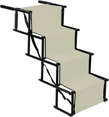 Рампа для собак у машину, складна, для маленьких та великих собак - Beige