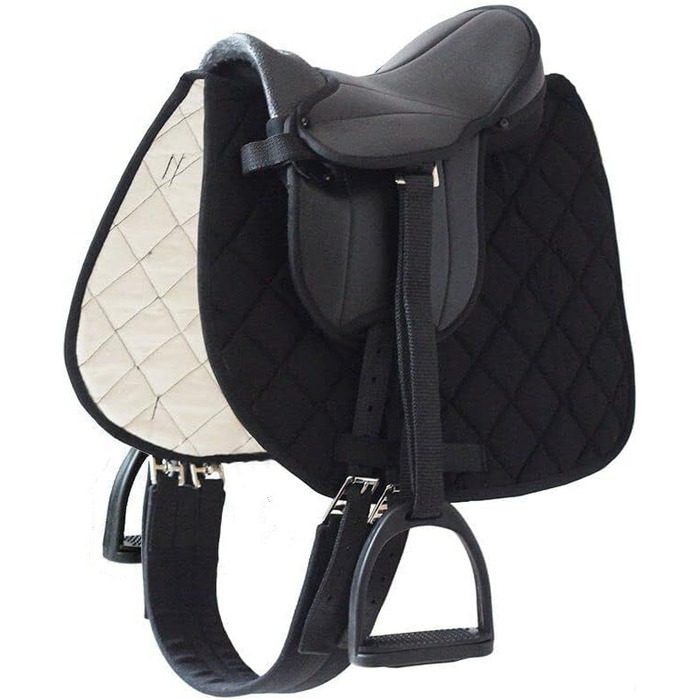 Набір сідла для верхової їзди німецького виробництва Little Star, чорний колір