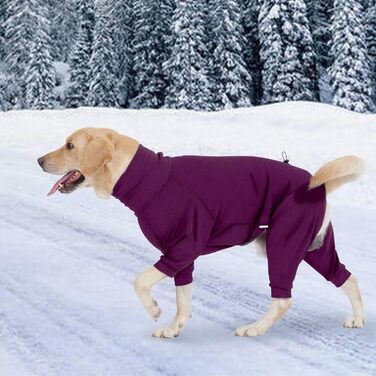 Теплий халат для собак Hjyokuso з флісу, для маленьких та середніх собак, бордовий, XS