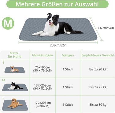 Водонепроникний коврик для собак, 137x208 см. Міцний килимок для тварин, антиковзаюча, багаторазова, можна прати в пральній машині. Захист для дивану, ліжка, автокрісла. Темно-сірий колір.