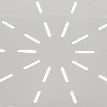 Крізьлежанка для собак Ferplast Siesta Deluxe, велика, сіра, 84 x 55 x 28,5 см, пластик, знімний кошик, антиковзаюча поверхня