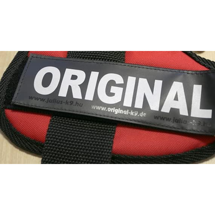 Шлейка Julius K-9 IDC Powergeschirre з індивідуальним написом, для собак маленької, середньої та великої породи, 16IDC+CUSTOMP-ANT (Червона)