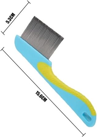 Бурштук для догляду за шерстю котів з довгим хутром, щітка для собак та котів, гребінець для котів, щітка для догляду за домашніми тваринами, для кошенят, кроликів, інструмент для видалення шерсті, масажна чистка, Knot Blue