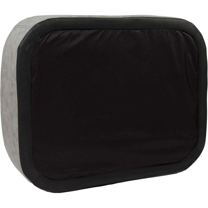 Крісло-лежанка для собак CopcoPet великих порід - овальне, з високими бортиками, миється, сірий колір, 120 x 90 x 10 см