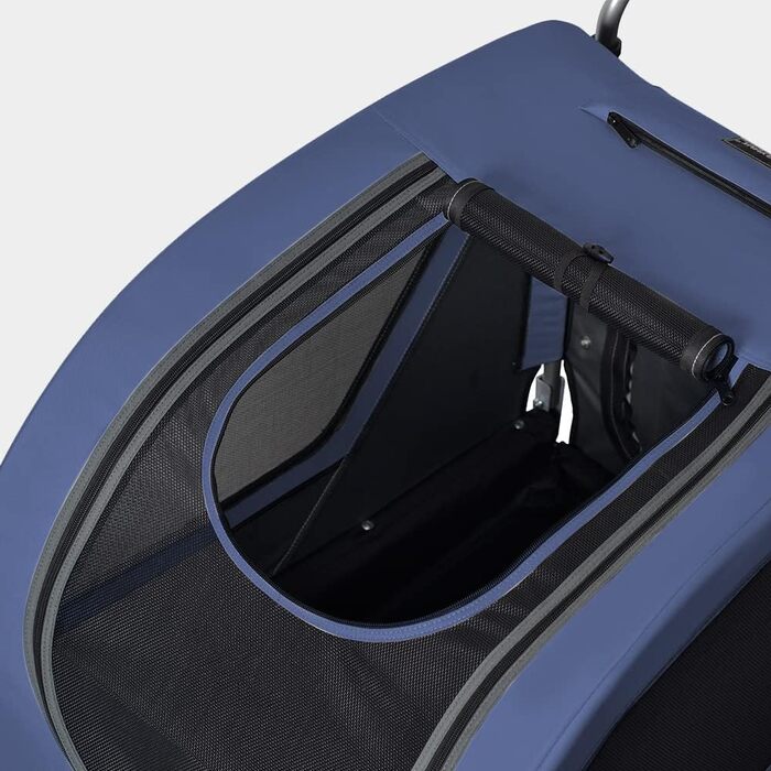 Фаррад-причіп для собак Doggyhut Tiggo 80405 (Блакитний) - 2 в 1: причіп та візок для собак до 35 кг