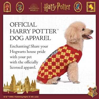 Світшот для собак Ґрифіндор FF19070 - Harry Potter, червоний, розмір M, однотонний (Getaway Solids)