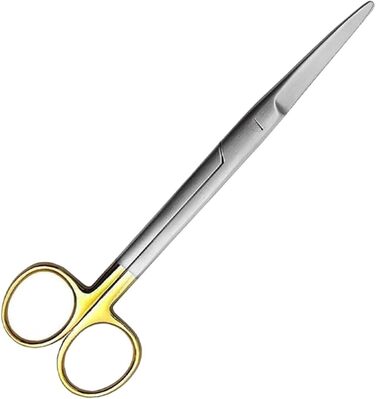 Хірургічні ножиці для перев'язки - 17 см, вигнуті, тупі кінці, з нержавіючої сталі. Підходять для котів та собак. Mayo Dissecting Blunt Scissors