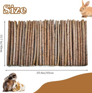 Дерев'яна кішка-міст Kathson для гри гризунів: хом'як, кролик, єнот, тхір, їжак, щур, білка та інші