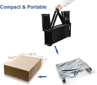 Сходинки для собак, металевий каркас, складані, великі, легкі, портативні, 5 сходинок, для авто, SUV та високих ліжок