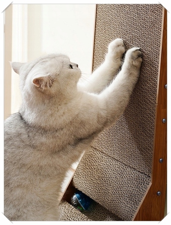 Низька кігтеточка K&M для котів до 60 см