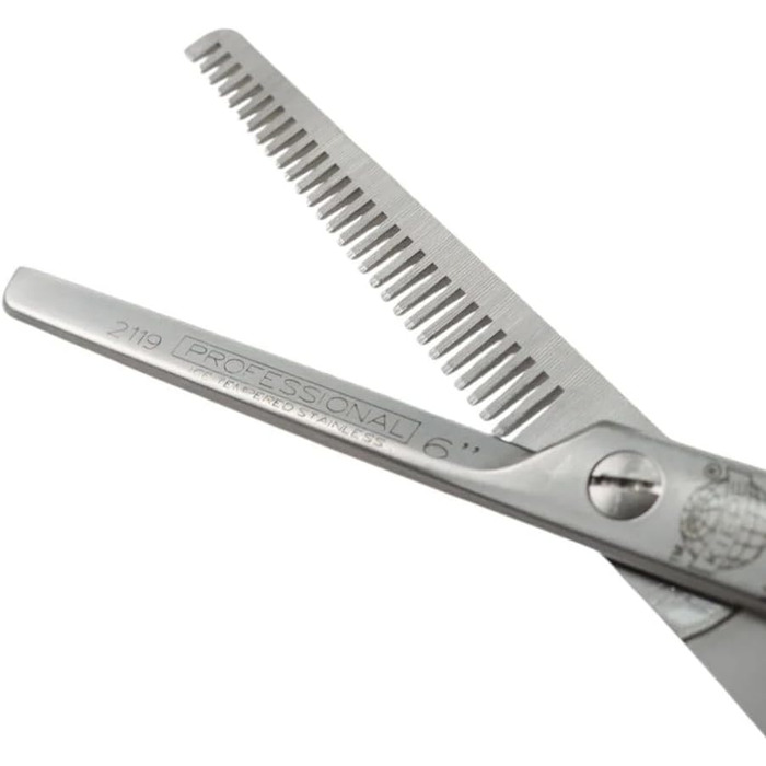 Професійні ножиці для филирування Kiepe 2119, 6 дюймів, 28 зубців, з нержавіючої сталі, Made in Italy