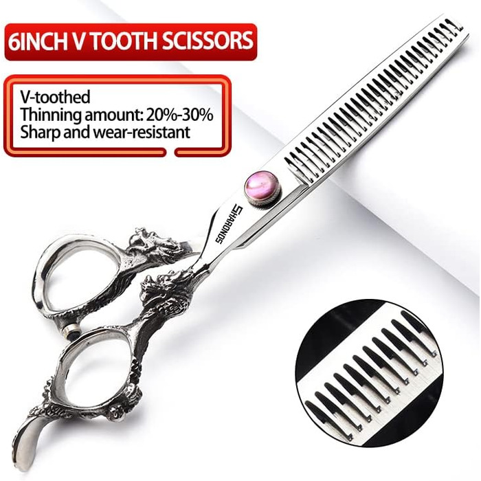 Професійні ножиці для волосся Sharonds Lila 6 дюймів (2 шт.) - високоякісні інструменти для перукарів