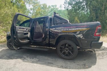 Tierlando® Автоковдра з бавовни XXL для пікапів та SUV, 240x170 см, сірий графіт