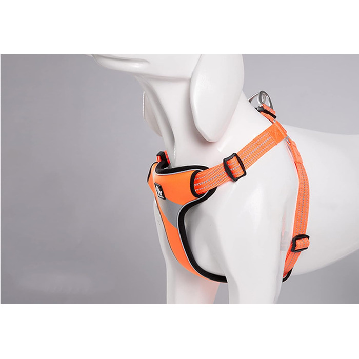 Світловідбиваючий нашийник для собак Truelove TLH5991, S, Orange