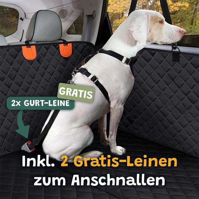 Автомобільний захист для заднього сидіння Bellolove Automatte - килимок для собак, 137x155 см, оранжевий