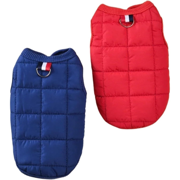 Зимовий теплий одяг для собак, вітронепроникний, утеплений жилет з флісовою підкладкою, одяг для чихуахуа та аксесуари для домашніх тварин для холодної погоди, легкий та ізольований бежевий XL