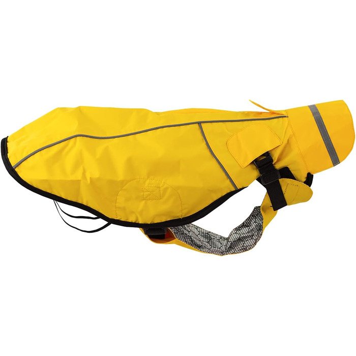 Дощовик для собак JEGGO Dry Dog, жовтий, 80 см, водонепроникний, вітронепроникний, дихаючий, з підкладкою