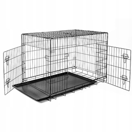 Металева клітка Be-Active.pl для малих собак, 46 x 74 x 52 см