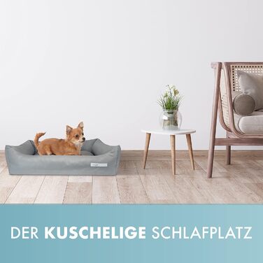 Крісло-лежанка для собак, миється, чорне, розмір M, 100 x 75 см