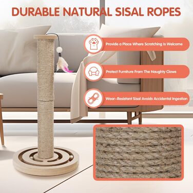 Інтерактивне котяче іграшкове комбо Nobleza 3 в 1: котячий дряпка, масажер та іграшка для дому