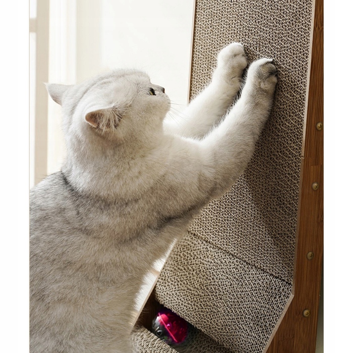 Низька дряпалка-килимок для котів Purlov (до 60 см)