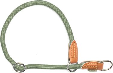 Нашийник для собак Leisegrün Devon, паракорд, зелений, регульований, розмір M