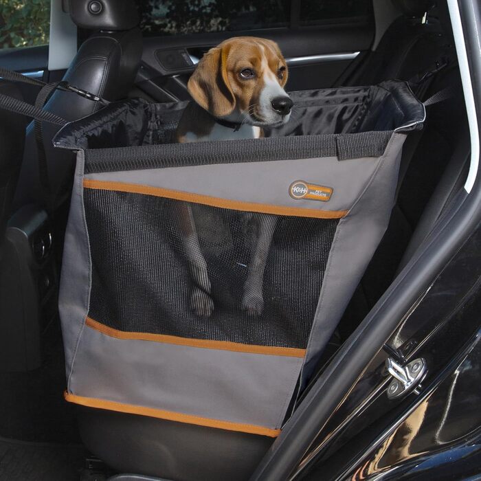 Автокрісло для собак K&H Pet Products Buckle N' Go, сірий, розмір Small, 53 x 48 x 48 см