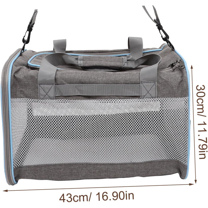 Транспортна сумка для котів Hemobllo: м'яка переноска для маленьких котів, кроликів та цуценят. Зручна та дихаюча переноска для подорожей