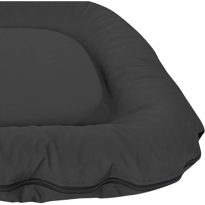 Ортопедичне собаче ліжко для відпочинку на вулиці Luna: 70x55 см, 60°C, Vicochaum, стійке до подряпин, для маленьких собак (M, Чорний)