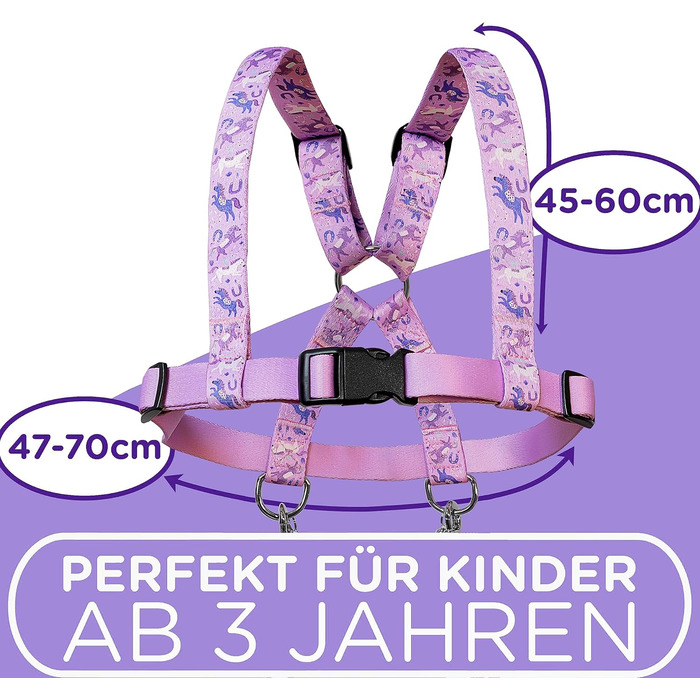 Дитяча попонування для коня Jubi® Blau Pferdeleine - регульована, з сумкою для зберігання - екіпірування для коней/іграшки для коней