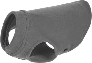 Жилет для собак Gooby з м'якого флісу, сорочка-худі, розмір Small, сірий колір