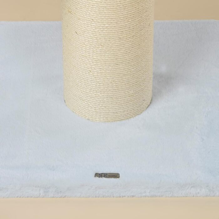 Драбина для котів RHRQuality Royalty de Luxe, 158 см, сиза, з товстими сизалевими стовпчиками