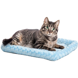 MidWest Homes for Pets Лежак для собак і котів 46 см, синій, з м'якою підкладкою, для малих порід