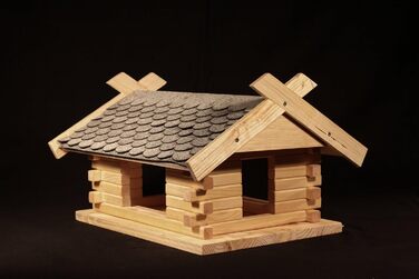 Великий набір для зборки сірого годівнички для птахів, 44×37×27 см