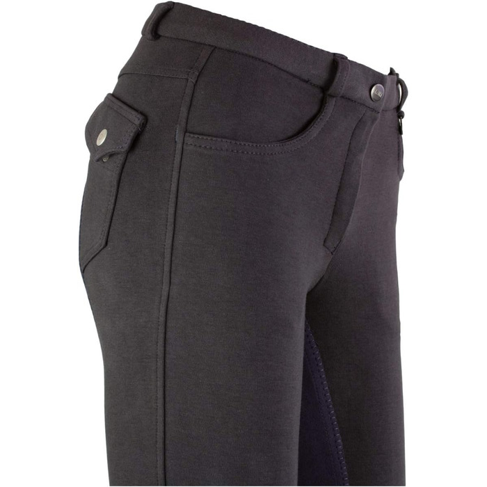 Джіни для верхової їзди Lazura Damen Jodhpur Vollbesatz Comfort (42, графіт) - жіночі бриджі для кінного спорту