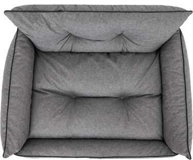 Ляжка для собак Joker Gesteppt, графіт, 64 x 49 см, штучна шкіра (кошмарин)